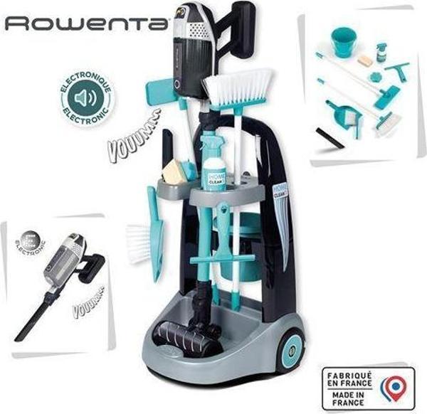 Smoby Rowenta Oyuncak Elektrikli Süpürge ve Temizlik Seti 330319 - Image 1