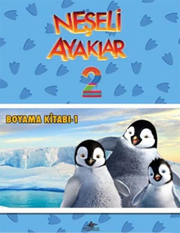 Neşeli Ayaklar 2 - Boyama Kitabı 1 - Pegasus Yayınevi - Image 1