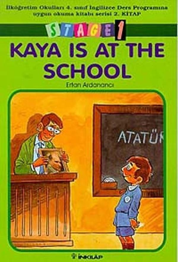 Kaya Is At The School -Stage 1 - İnkılap Kitabevi Yayınevi - Image 1