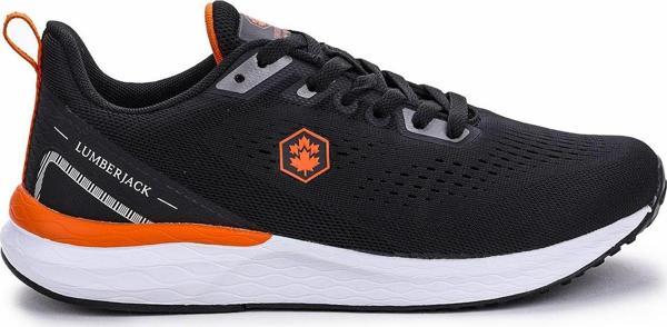 Lumberjack Parker Günlük Bağcıklı Erkek Spor Ayakkabı Siyah - Turuncu - Image 1
