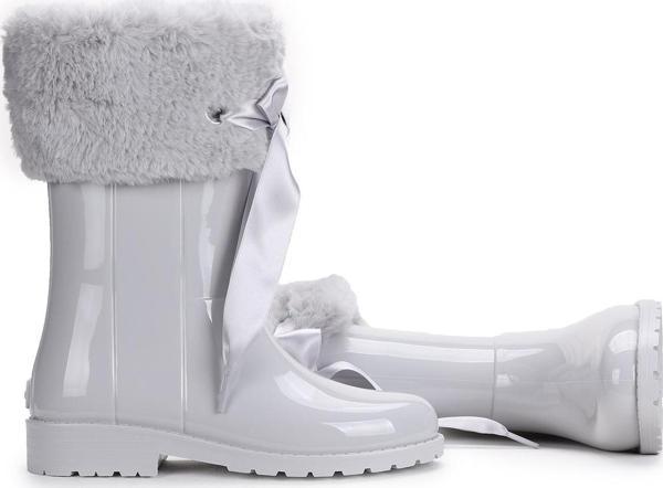 IGOR Campera Charol Soft Kız Çocuk Su Geçirmez Yağmur Kar Çizmesi W10239 Gri - Image 1