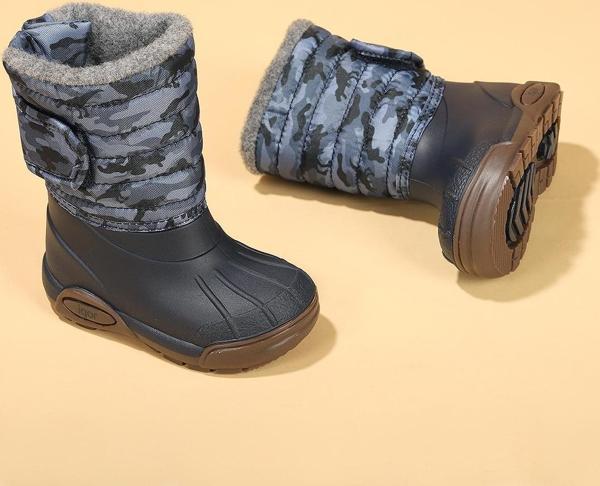 IGOR Topo Ski Camo Erkek Çocuk Su Geçirmez Yağmur Kar Botu W10210 Lacivert - Image 1