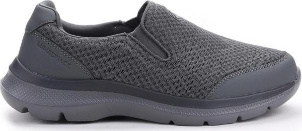 Lumberjack Justin Günlük Erkek Fileli Spor Ayakkabı Koyu Gri - Image 1