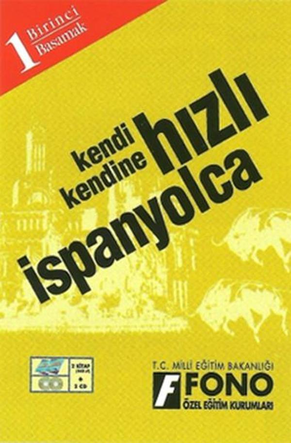 Hızlı İspanyolca 1. Basamak Seti - Kutulu - Fono Yayınları - Image 1