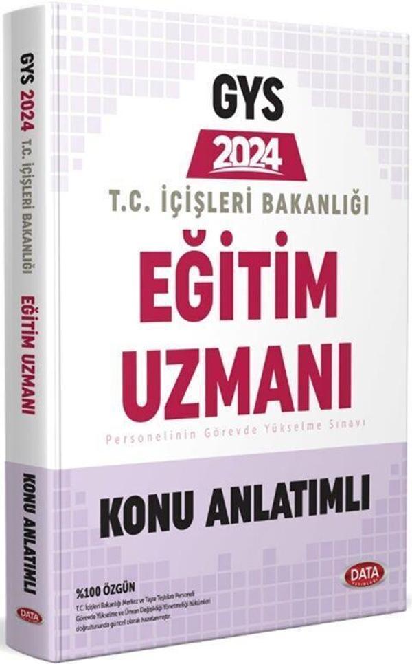 T.C. İçişleri Bakanlığı Eğitim Uzmanı GYS Hazırlık Kitabı - Data Yayınları - Image 1