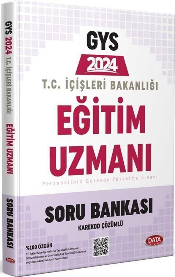 T.C. İçişleri Bakanlığı Eğitim Uzmanı GYS Soru Bankası - Data Yayınları - Image 1