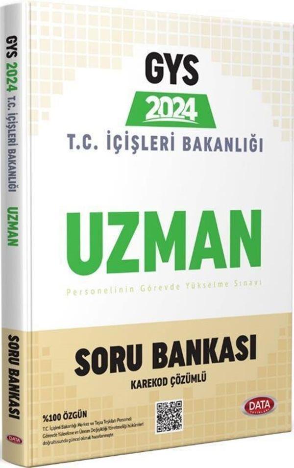 T.C. İçişleri Bakanlığı Uzman GYS Soru Bankası - Data Yayınları - Image 1