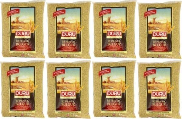 Duru İri Pilavlık Bulgur 1 Kg x 8 Adet - Image 1
