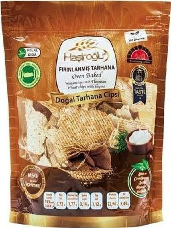 Haşiroğlu Fırınlanmış Doğal Tarhana Cips 225 g ℮ - Image 1