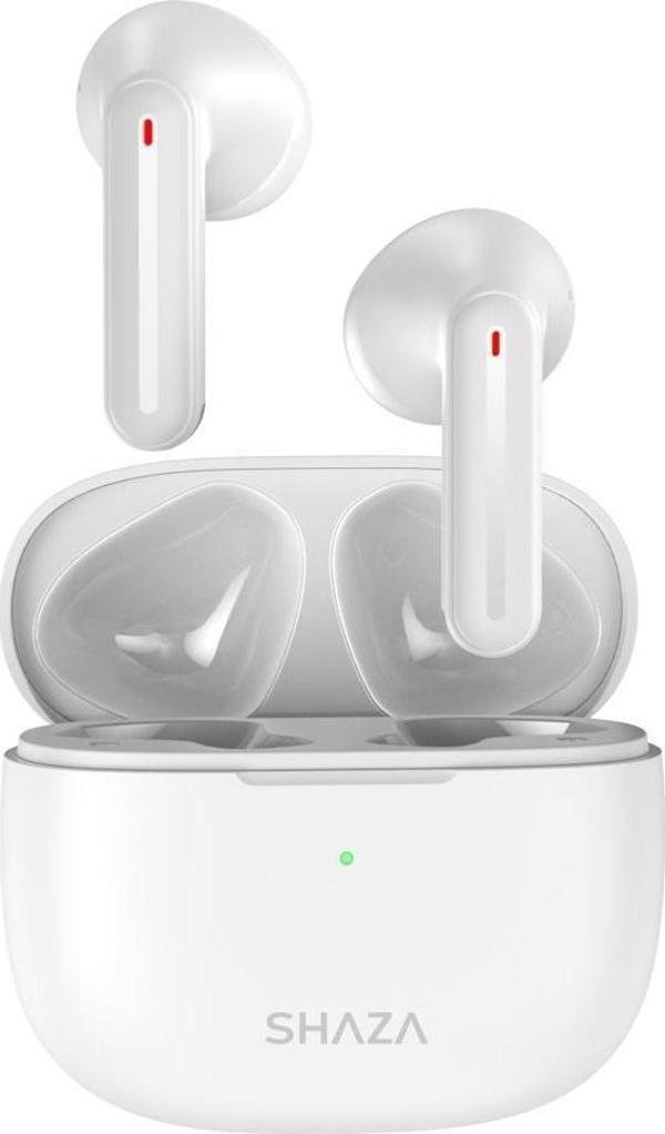 Shaza Air7 Plus 4 Mikrofonlu ENC 320 mAh Şarj Kapasitesi TWS Bluetooth Kulaklık Beyaz - Image 1