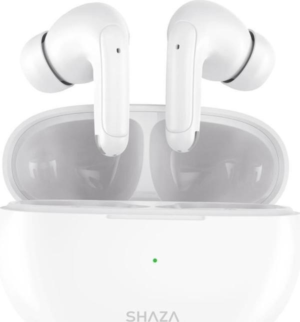 Shaza Air8 4 Mikrofonlu ENC 400 mAh TWS Silikonlu Bluetooth Kulakiçi Kulaklık Beyaz - Image 1