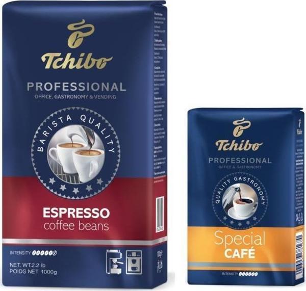 Tchibo Profesional Espresso Çekirdek Kahve 1 kg + Profesional Special Filtre Kahve 250 gr - Image 1