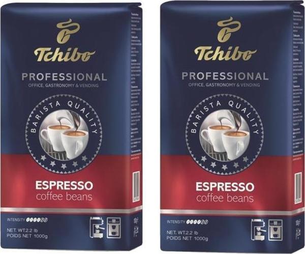 Tchibo Professionel Espresso Çekirdek Kahve 2 x 1 Kg - Image 1