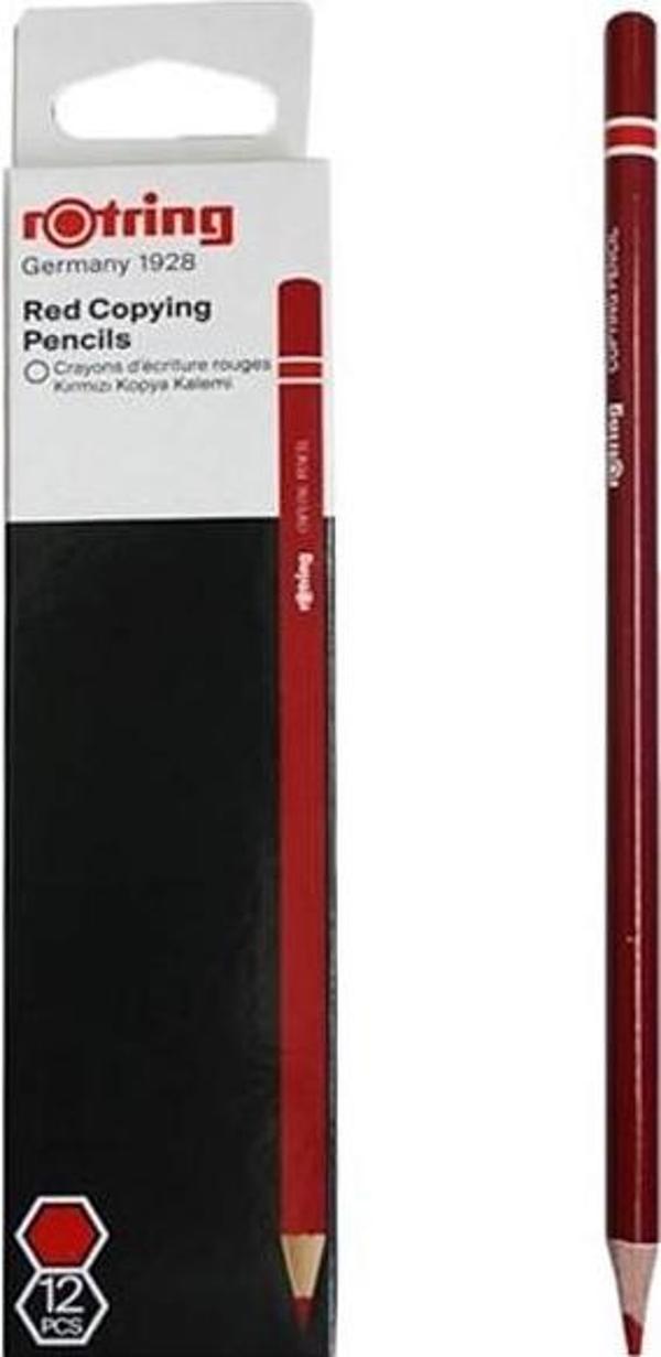 Rotring Kopya Kalemi Kırmızı 12 Li - Image 1