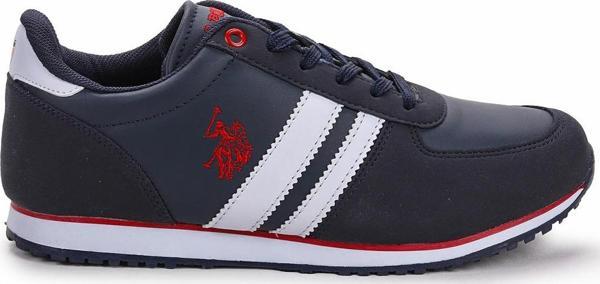 U.S. Polo Assn. Bağcıklı Erkek Spor Ayakkabı Plus Lacivert - Image 1