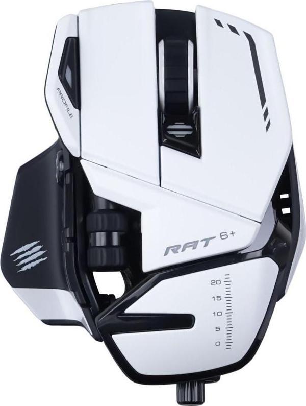 Madcatz Mad Catz Rat 6+ Kablolu Gaming Mouse - Beyaz Mr04Dcınwh000-0 - Image 1