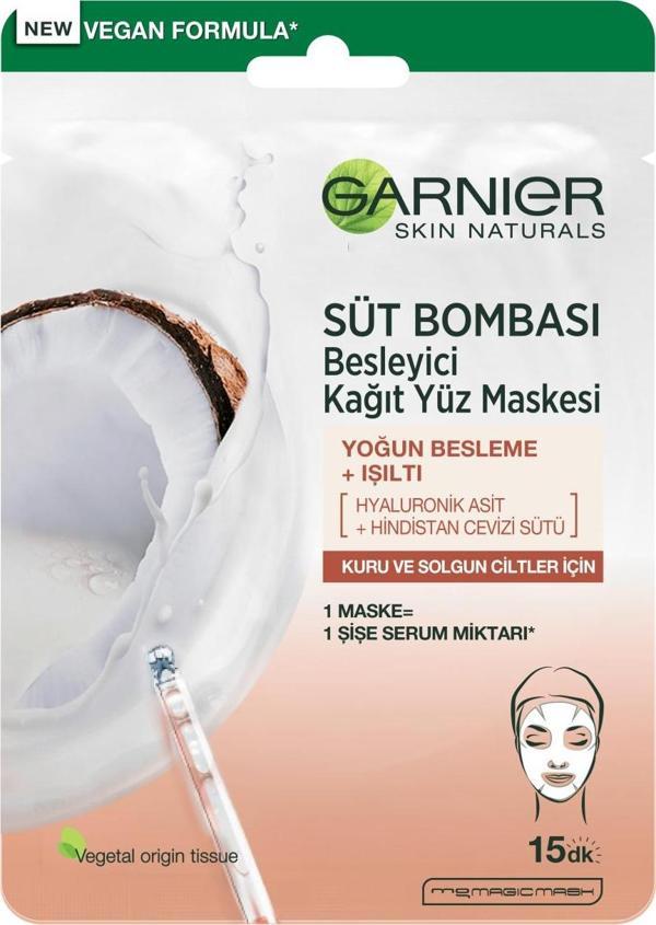 Garnier Besleyici Kağıt Yüz Maskesi Hindistan Cevizi - Image 1