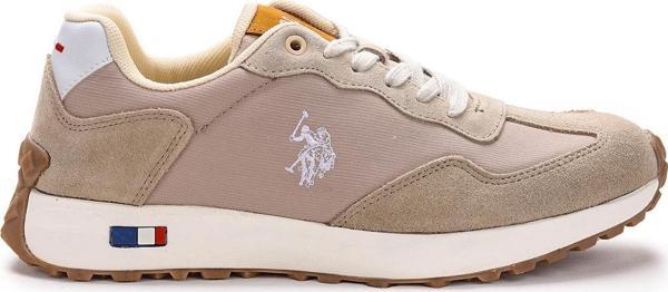 U.S. Polo Assn. Bağcıklı Erkek Spor Ayakkabı Cooper Bej - Image 1