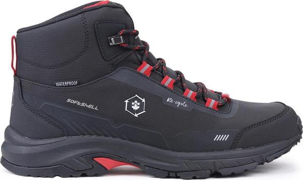 Lumberjack Eco Softshell Su Geçirmez Erkek Bot Ayakkabı Siyah - Kırmızı - Image 1