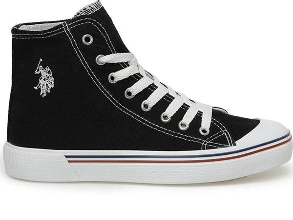 U.S. Polo Assn. Penelope High Günlük Erkek Keten Spor Ayakkabı Siyah - Image 1