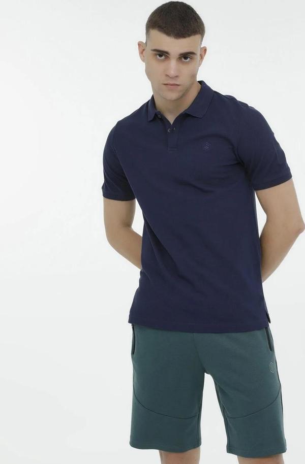 Lumberjack Basic Kısa Kol Erkek T-Shirt M-Ct 953 Lacivert - Image 1