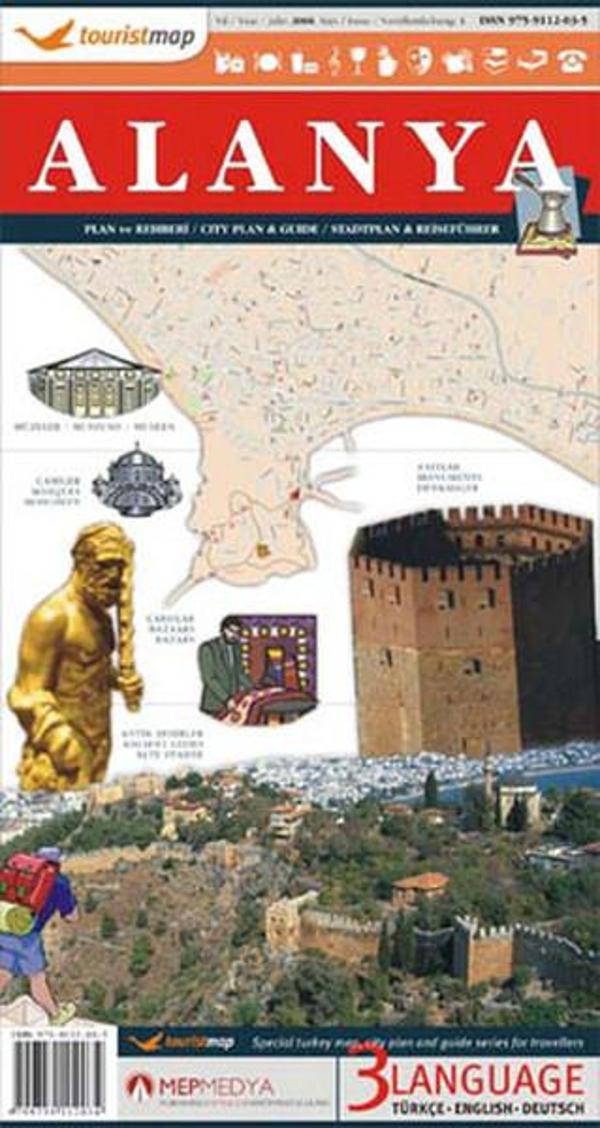 Touristmap Alanya - Mep Medya Yayınevi - Image 1
