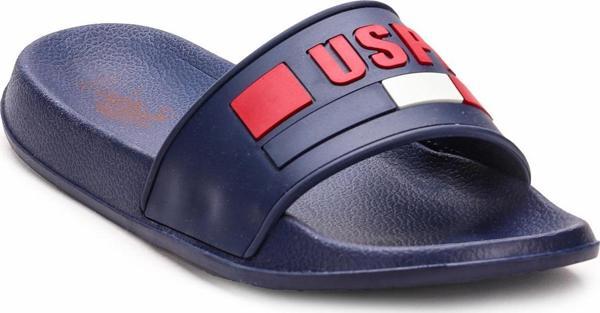 U.S. Polo Assn. Plaj Havuz Erkek Günlük Terlik Smaug Lacivert - Image 1