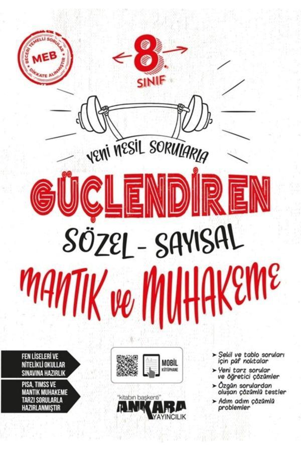 Ankara 8. Sınıf Lgs Sözel Sayısal Mantık Ve Muhakeme Güçlendiren Soru Bankası - Ankara Yayıncılık - Image 1
