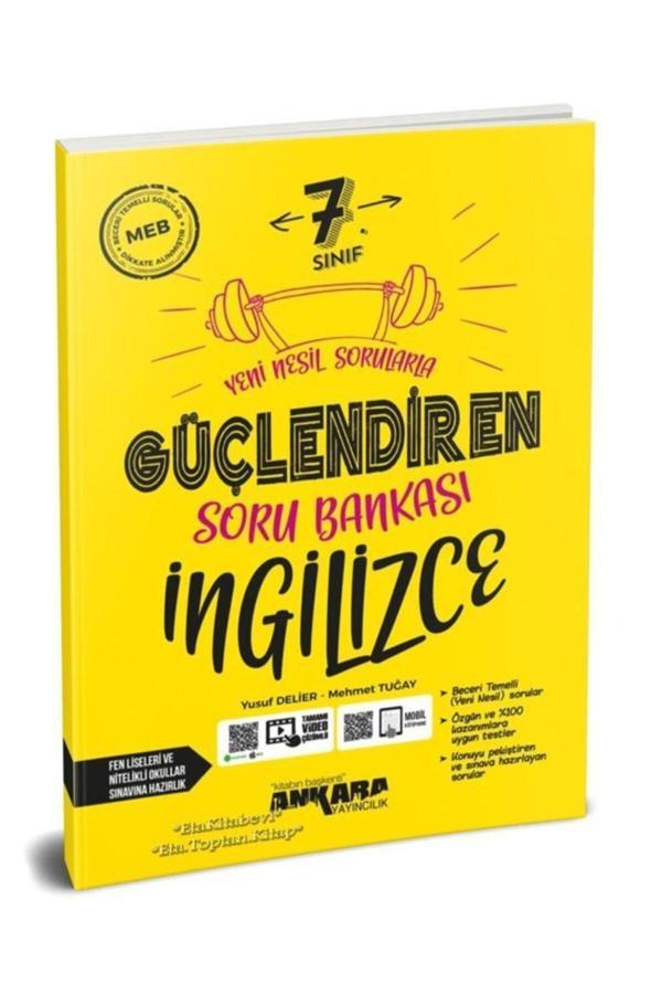 Ankara Yayıncılık 7. Sınıf Ingilizce Güçlendiren Soru Bankası Yeni 2023 - Ankara Yayıncılık - Image 1