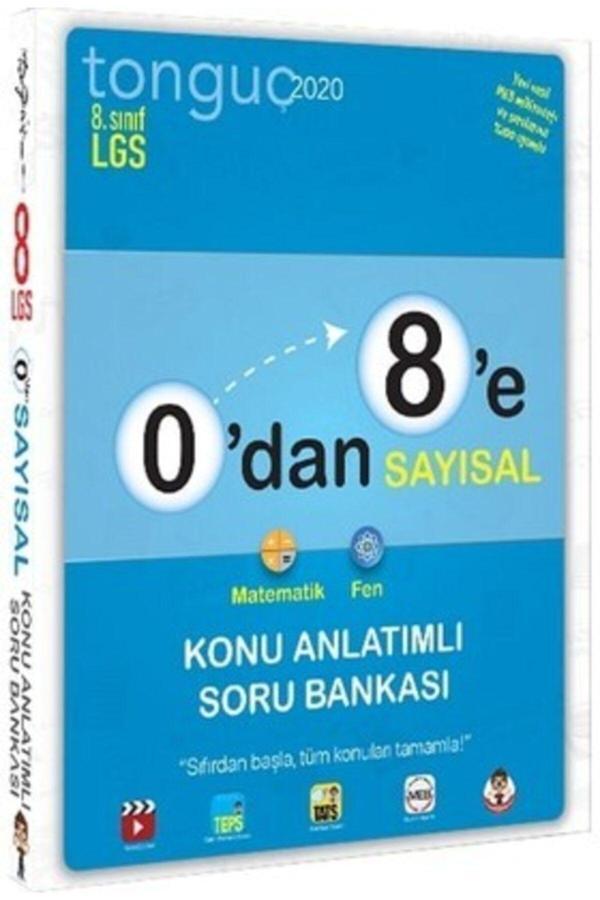Tonguç 8.sınıf 0'dan 8'e Sayısal Konu Anlatımlı Soru Bankası - 4 Adım Yayınları - Image 1