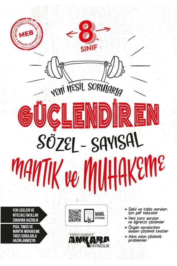 Ankara Yayıncılık 8. Sınıf Sözel-sayısal Mantık Ve Muhakeme Güçlendiren Soru Bankası - Ankara Yayıncılık - Image 1