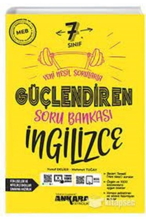 7. Sınıf Güçlendiren İngilizce Soru Bankası Ankara Yayıncılık - Ankara Yayıncılık - Image 1