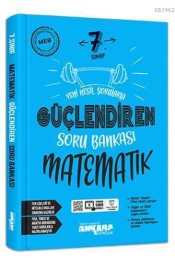 7. Sınıf Güçlendiren Matematik Soru Bankası Ankara - Ankara Yayıncılık - Image 1