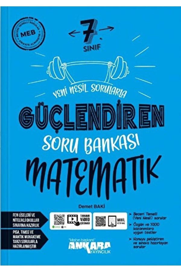 7. Sınıf Matematik Güçlendiren Soru Bankası / Kolektif / Ankara Yayıncılık / 9786256442597 - Ankara Yayıncılık - Image 1
