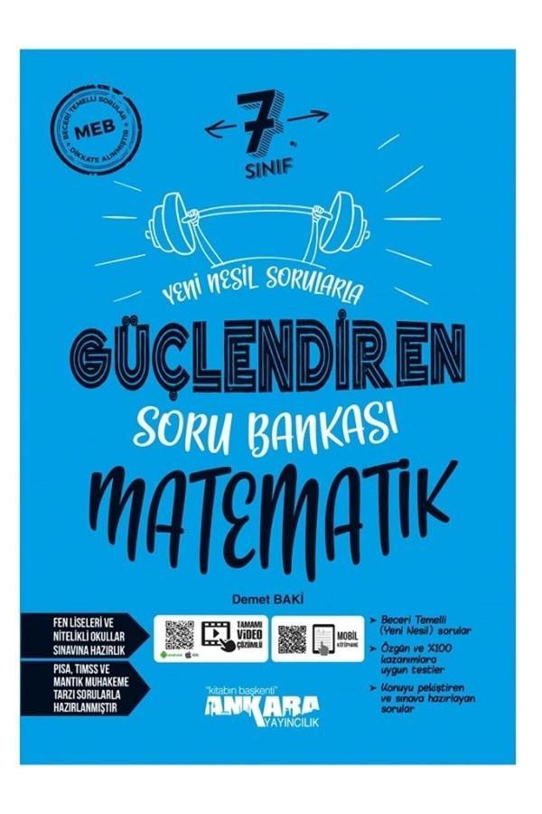 7. Sınıf Matematik Güçlendiren Soru Bankası Ankara Yayıncıık - Ankara Yayıncılık - Image 1