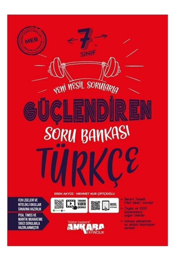 7. Sınıf Türkçe Güçlendiren Soru Bankası Ankara Yayıncıık - Ankara Yayıncılık - Image 1