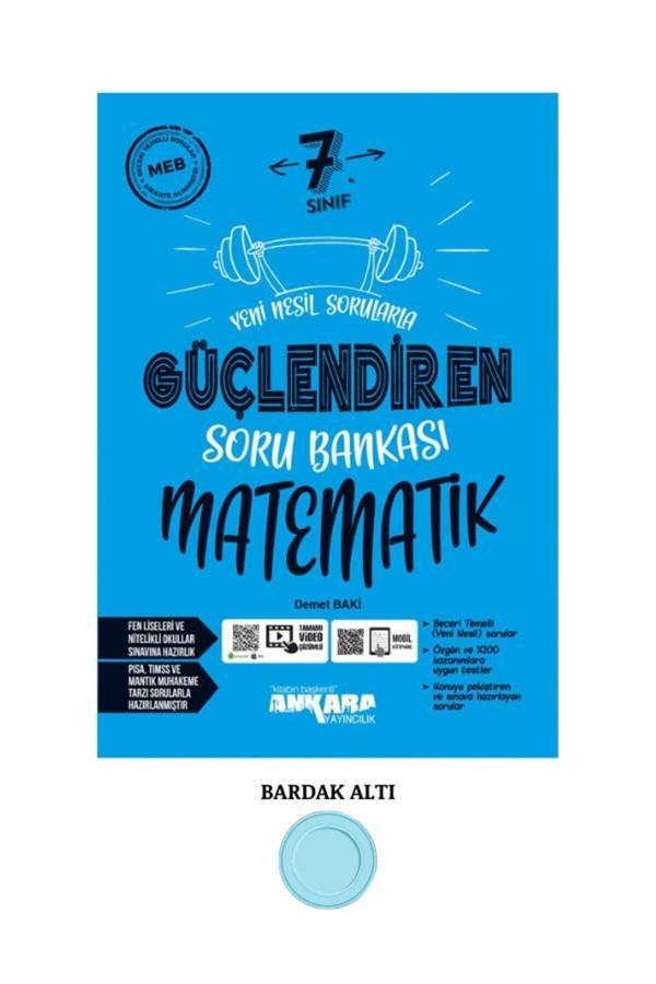 Yayıncılık 7. Sınıf Güçlendiren Matematik Soru Bankası - Ankara Yayıncılık - Image 1