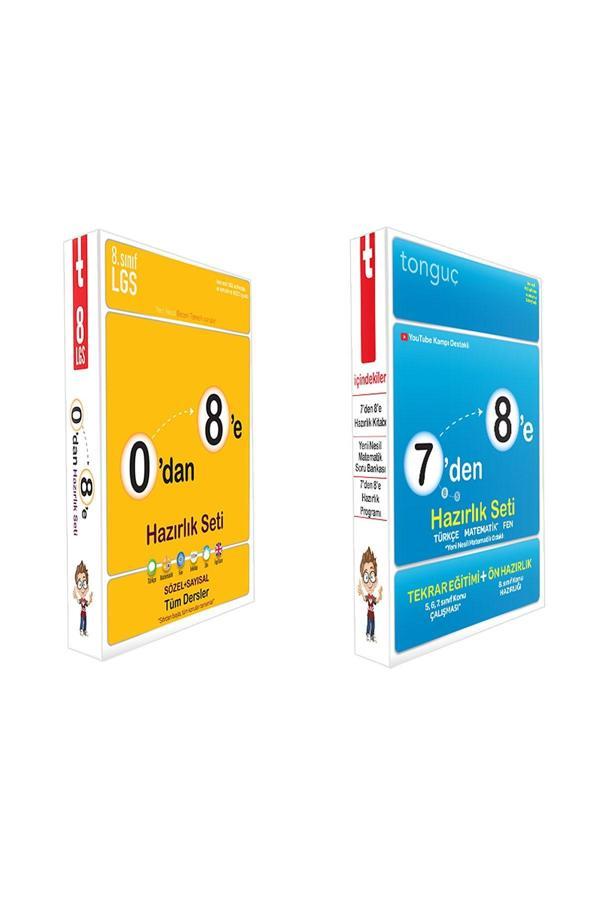 Tonguç 8.sınıf 7 Den 8 E 0 Dan 8 E Hazırlık Seti Konu Anlatımı Soru Bankası 2 Set 1 Arada - Basamak Yayınları - Image 1