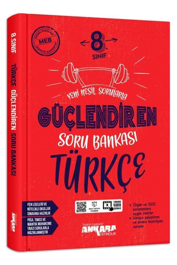 8. Sınıf Güçlendiren Türkçe Soru Bankası Ankara Yayınları - Fenomen Yayıncılık - Image 1
