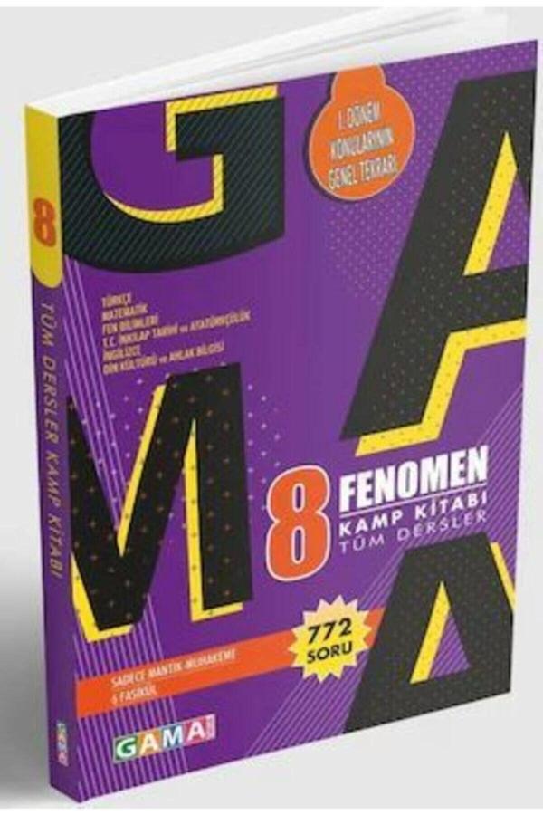 8. Sınıf Lgs Fenomen Tüm Dersler 1. Dönem Soru Bankası Kamp - Gama Yayınları - Image 1