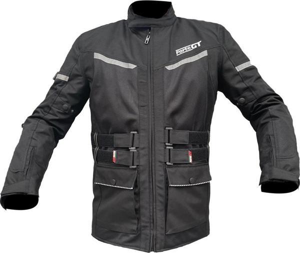 Forte Gt 1081 Ceket Zağanos Full Koruma 4 Mevsim Kışlık Motosiklet Montu M Beden Siyah - Image 1