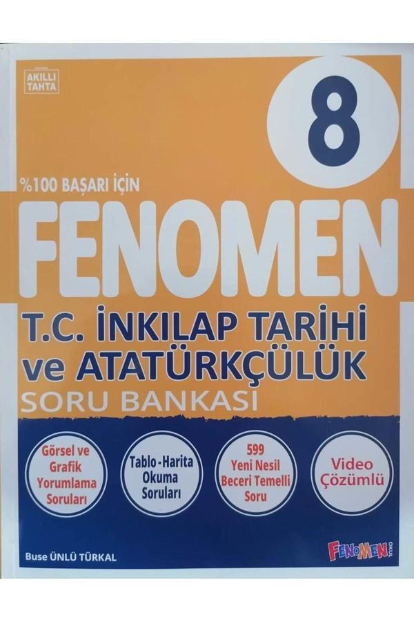 Fenomen 8.Sınıf LGS Yeni Baskı İnkılap Tarihi Soru Bankası - fnm - Gama Yayınları - Image 1