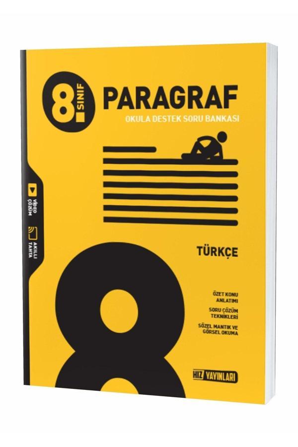 Hız Yayınları 8. Sınıf Paragraf Soru Bankası - Hız Yayınları - Image 1