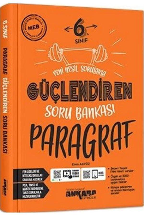 6. Sınıf Paragraf Güçlendiren Soru Bankası / Kolektif / Ankara Yayıncılık / 9786052663127 - Hız Yayınları - Image 1