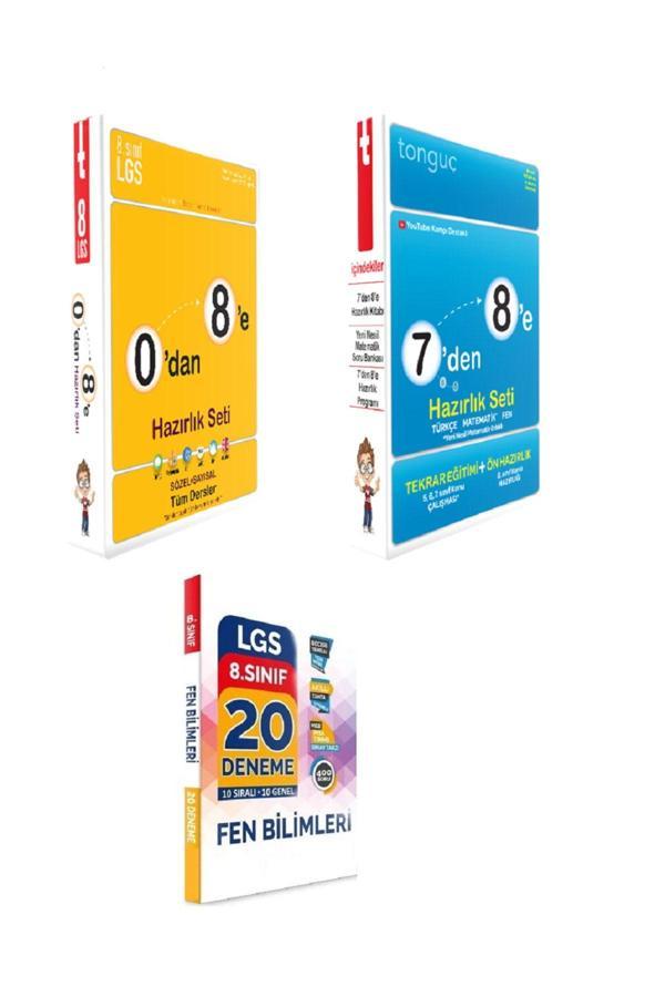 8. Sınıf 0'dan 8'e Hazırlık Seti Ve 7'den 8'e Hazırlık Seti Ile Fen Bilimleri 20 Li Deneme - Hız Yayınları - Image 1