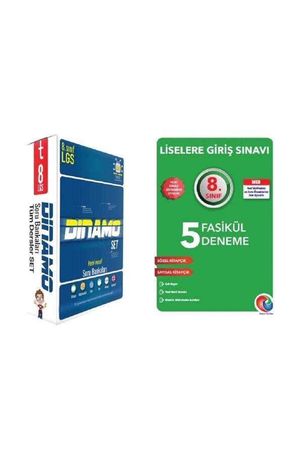 Tonguç 8. Sınıf Dinamo Tüm Dersler Soru Bankası Seti Ve 5'li Genel Deneme (1 Set 6 Kitap + 1 Kitap) - Hız Yayınları - Image 1