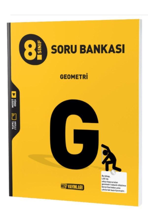8. Sınıf Lgs Geometri Soru Bankası Hız Yayınları (Güncel İçeriğe Sahiptir) - Hız Yayınları - Image 1