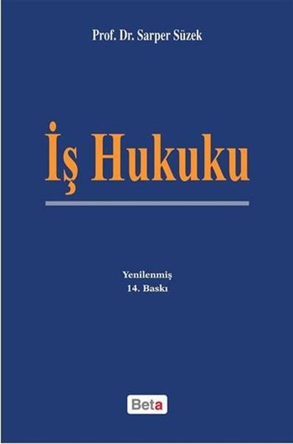 Beta Yayınları İş Hukuku - Beta Yayınları - Image 1