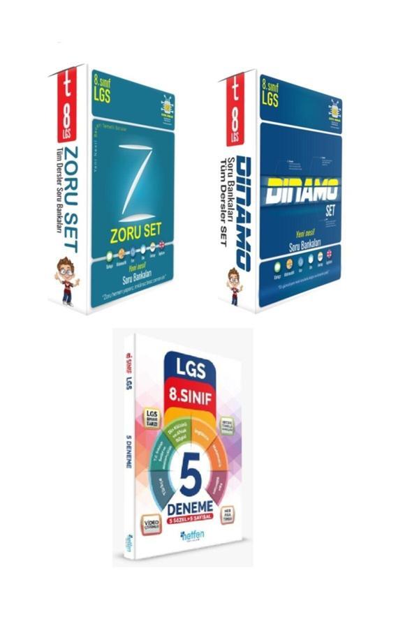 8. Sınıf Dinamo Tüm Dersler Soru Bankası Seti Ve Zoru Bankası Tüm Dersler Seti (10 Kitap+deneme) - Tonguç Akademi - Image 1