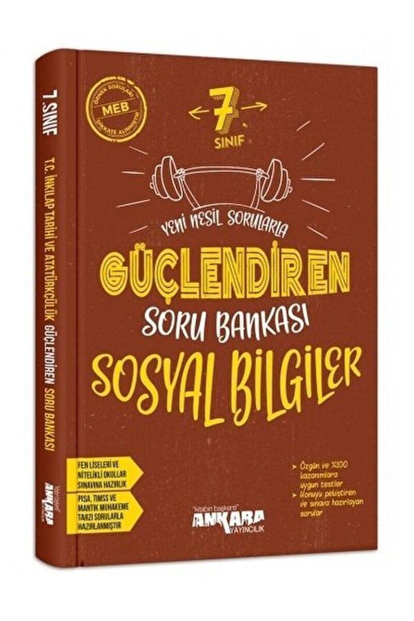 7. Sınıf Sosyal Bilgiler Güçlendiren Soru Bankası / Kolektif / Ankara Yayıncılık / 9786052662199 - Tonguç Akademi - Image 1